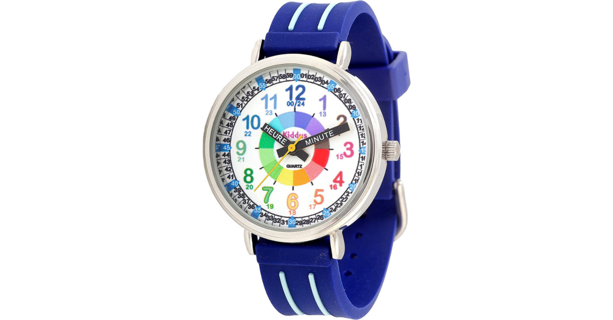 Montre fashion avec heure ecrite